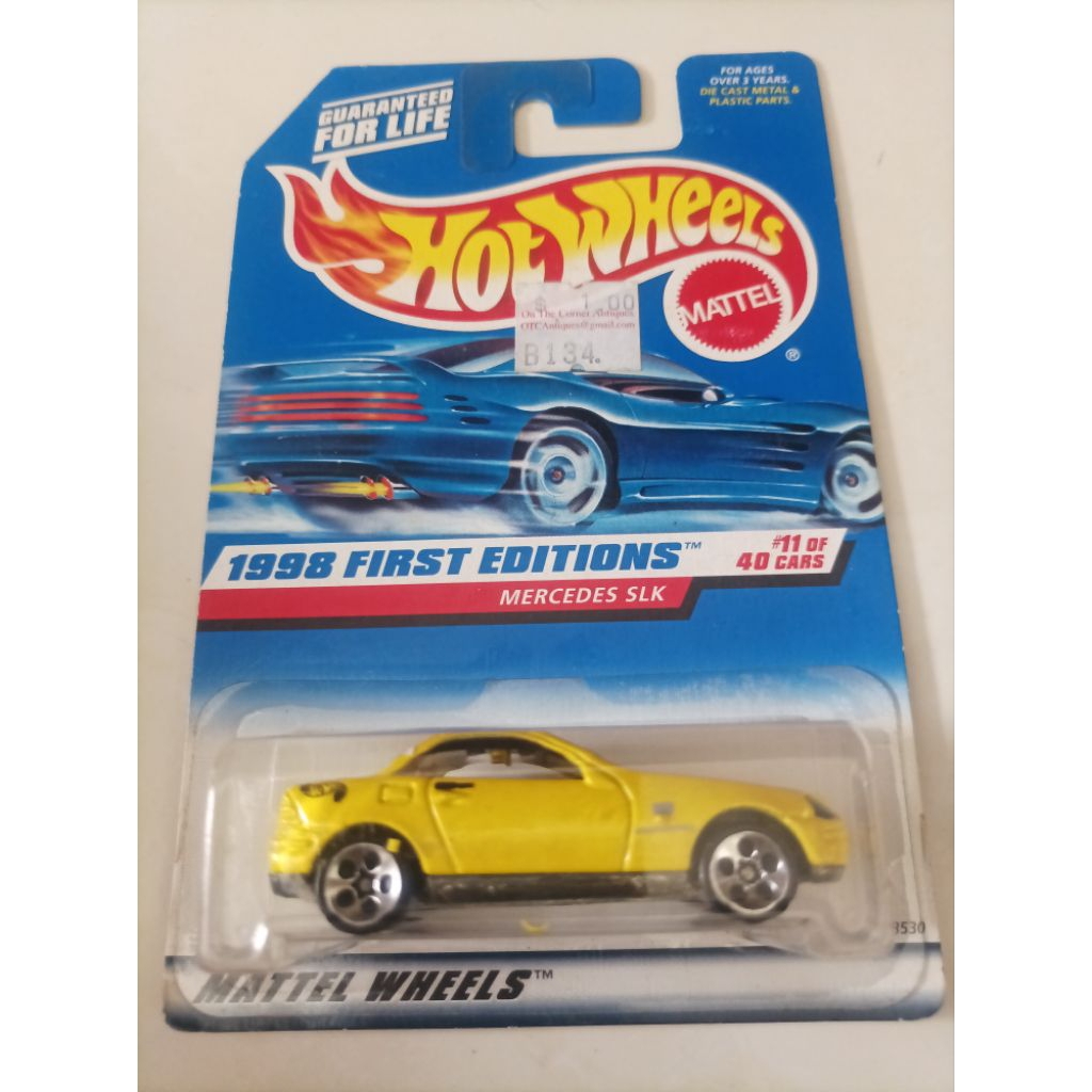 Mercedes SLK - 1998 First Editions - Mattel Wheels - Hot Wheels