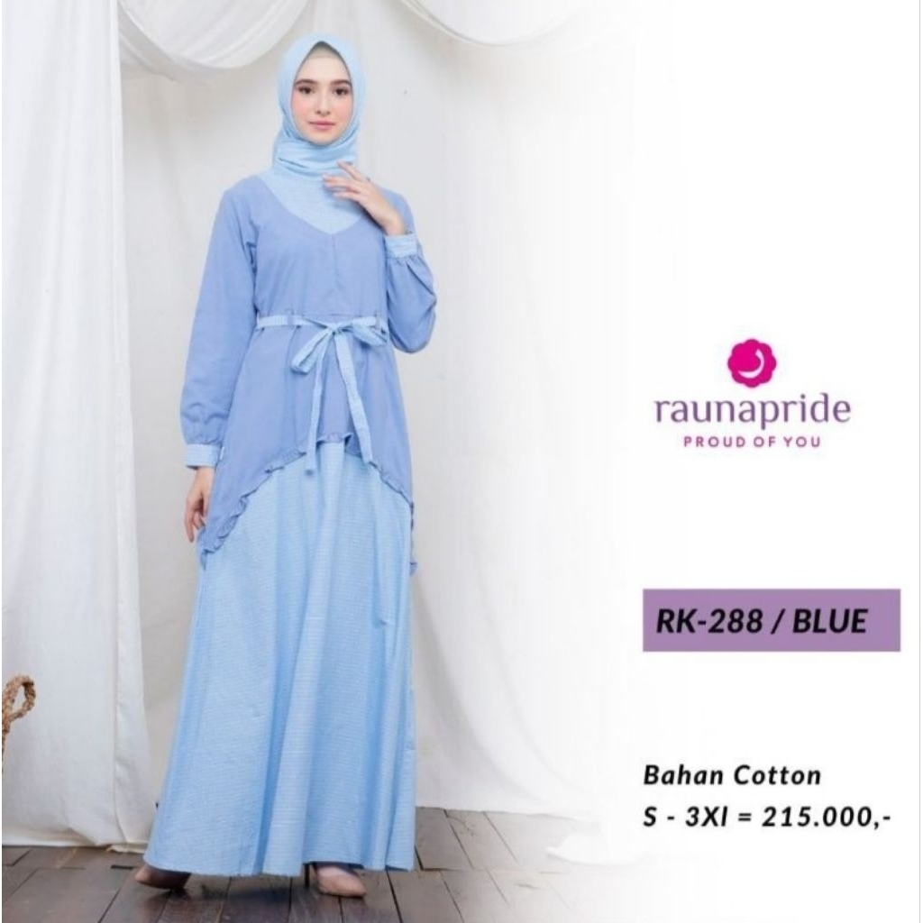 PROMO Gamis Rauna Katun