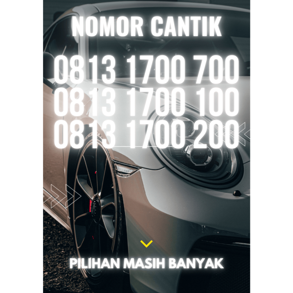 Nomor Cantik Kartu Perdana Telkomsel 5G Bonus 3GB