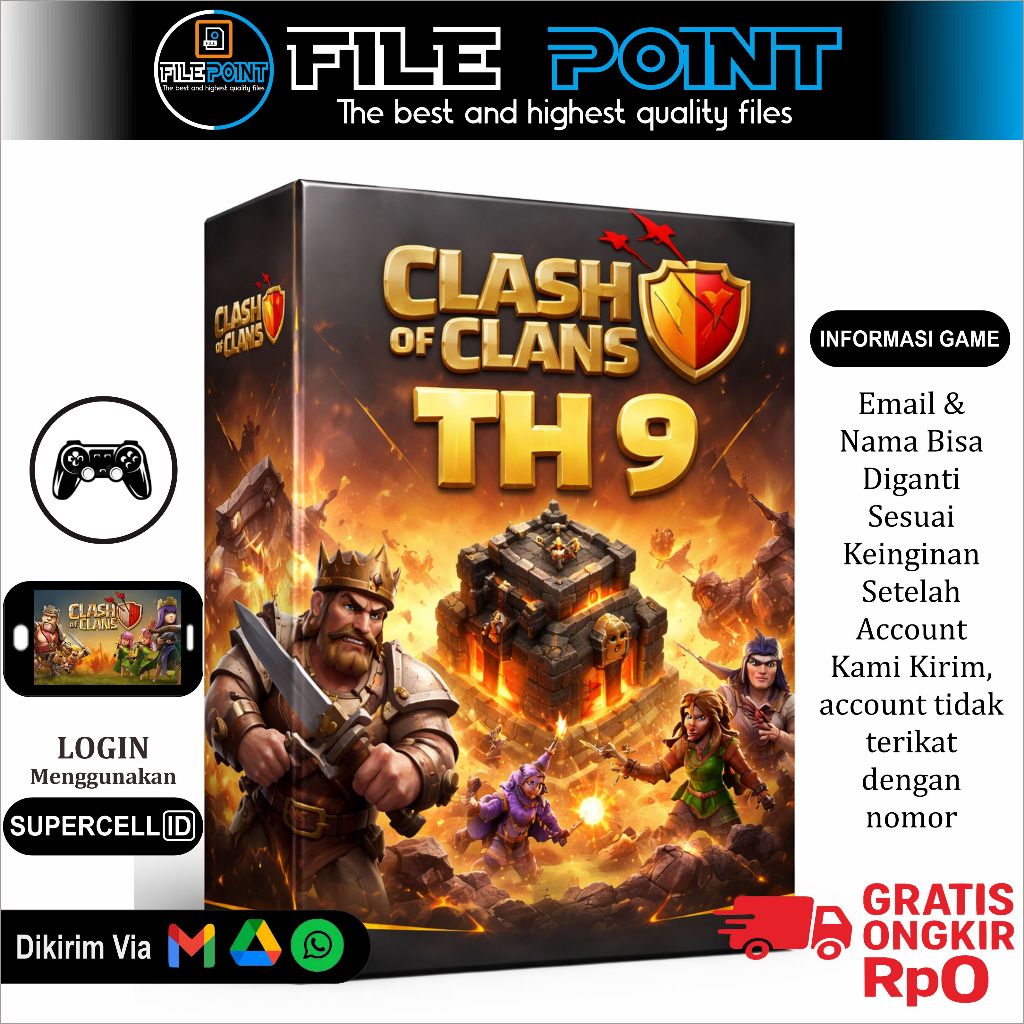 Clash Of Clans TH 9