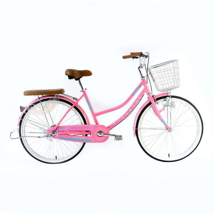Sepeda mini keranjang dewasa 26 inch PACIFIC VALENTINO TERBARU MINI 26 element tiramisu alloy