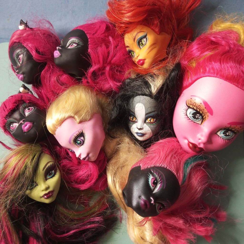 [READY] Monster High Kepala Random Acak Campuran Mattel Jadul (Limited Edition)