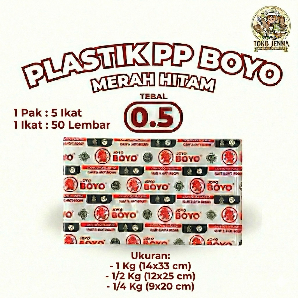 PLASTIK PP Food Grade Joyo Boyo 05 Micron