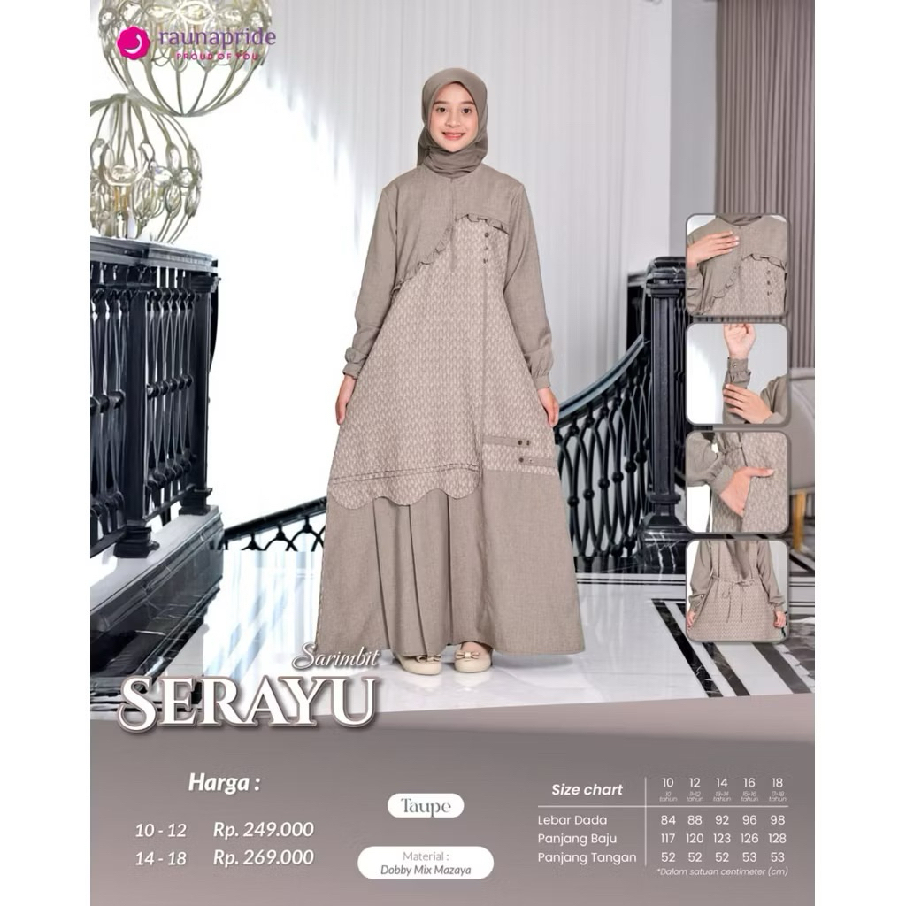 SERAYU RAUNA REMAJA ORIGINAL RAUNA REMAJA