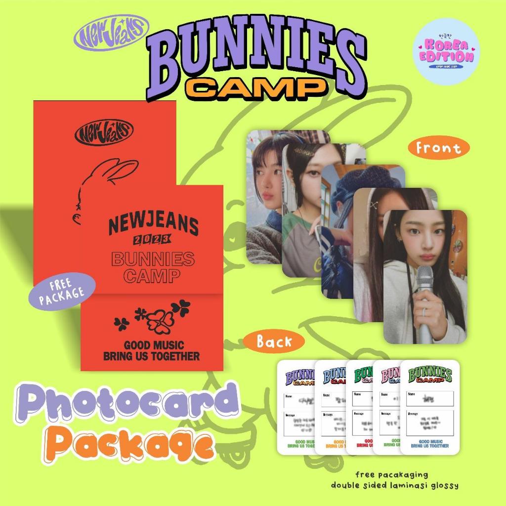 Photocard Package NJZ Bunnies Camp Set Unofficial Minji Hanni Danielle Haerin Hyein