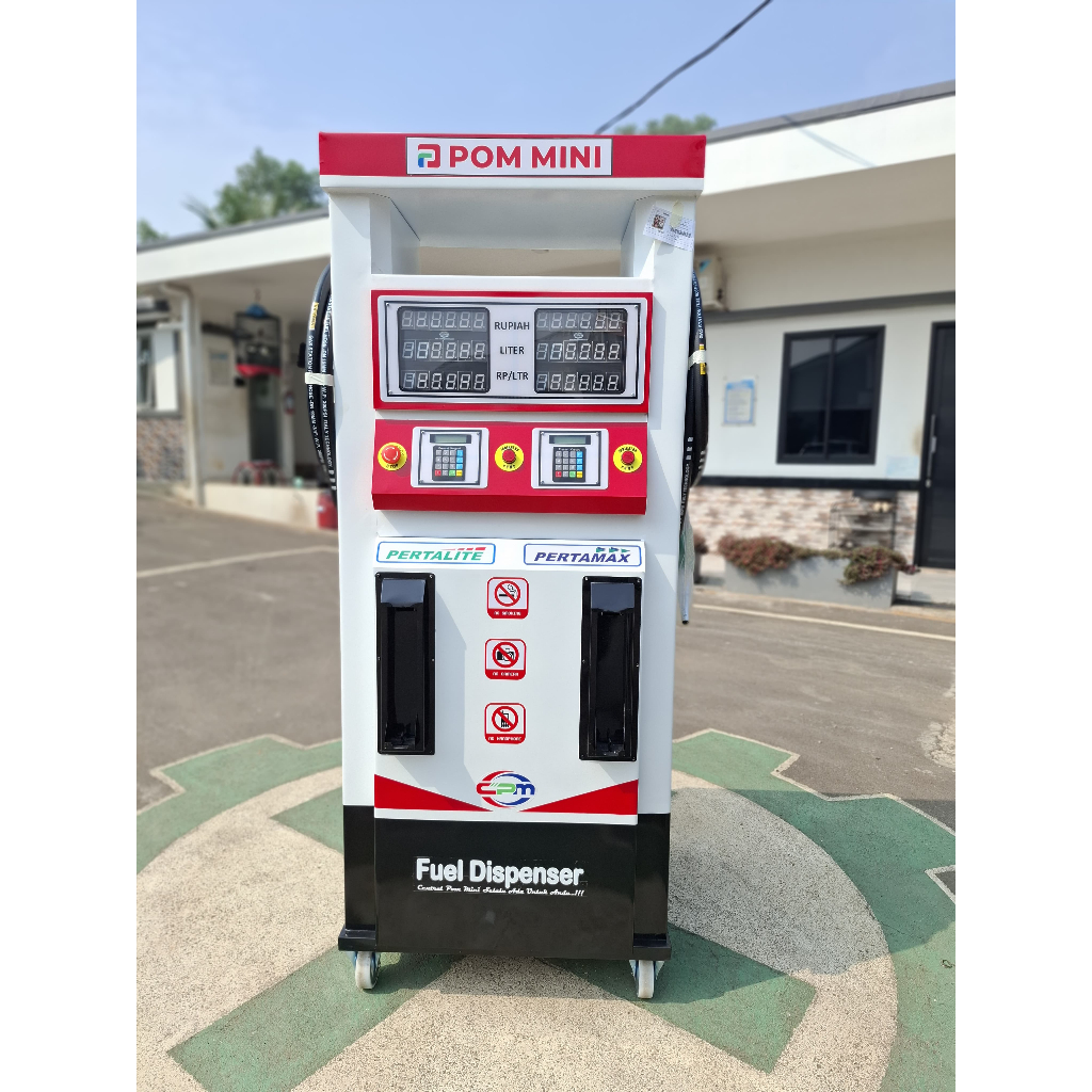 POM MINI - Pertamini Digital 2 Nozzle SLIM 2 x 100 Liter