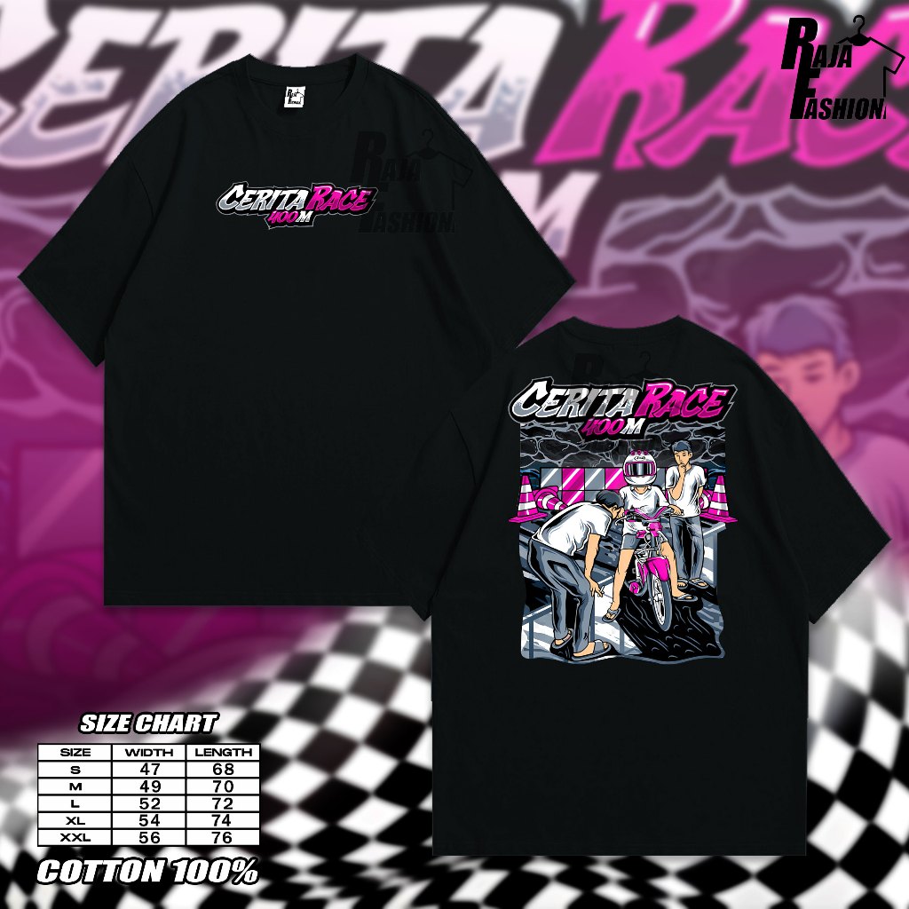 Kaos Ramadhan Race 400M 2026 Marhaban Ya Balapan Drag Bike Baju Ramadan Race Repeat Racing Motor COD