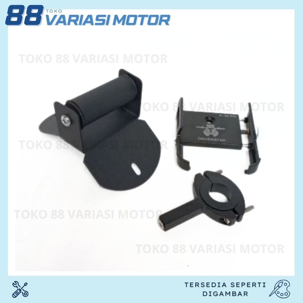 PAKET HOLDER HP BREKET BRACKET GPS HOLDER HP MOTOR YAMAHA NMAX NEW COVER STANG MOTOR NMAX BARU HOLDE