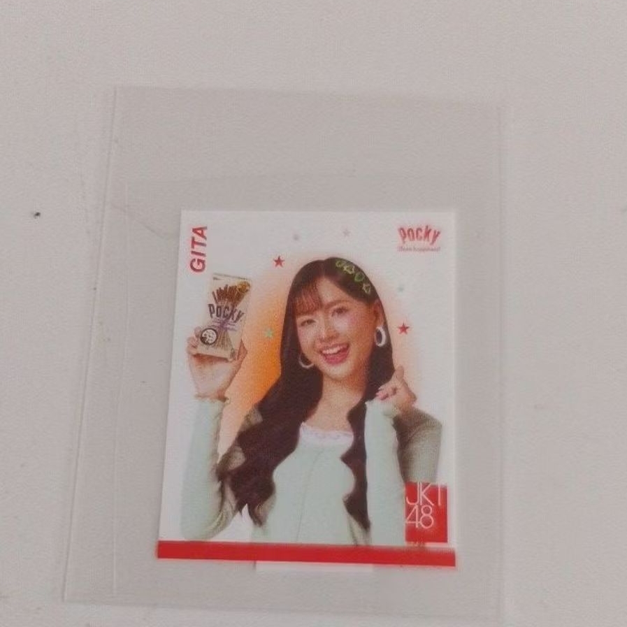 Stiker Gita JKT48 x Pocky official