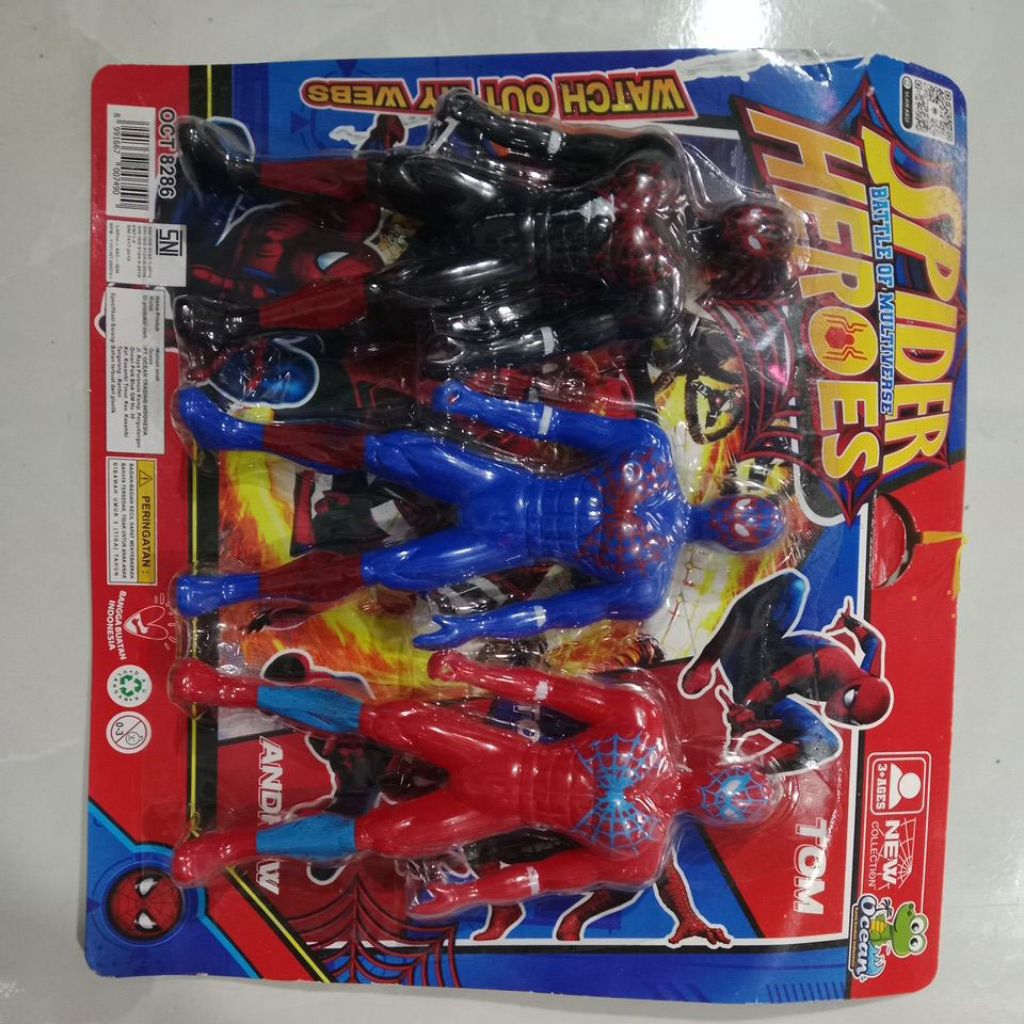 MAINAN ANAK SUPERMAN HEROES ISI 3