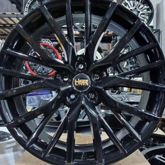 VELG MOBIL  HSR ASUKAI RING 20  VELG STANDAR MOBIL  PALISADE IONIQ ALPHARD ZENIX R20 HSR FUUL BLACK