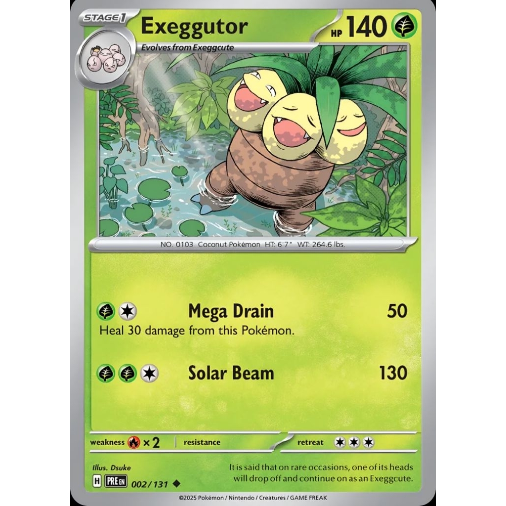 Tcg Pokemon Exeggutor Pre