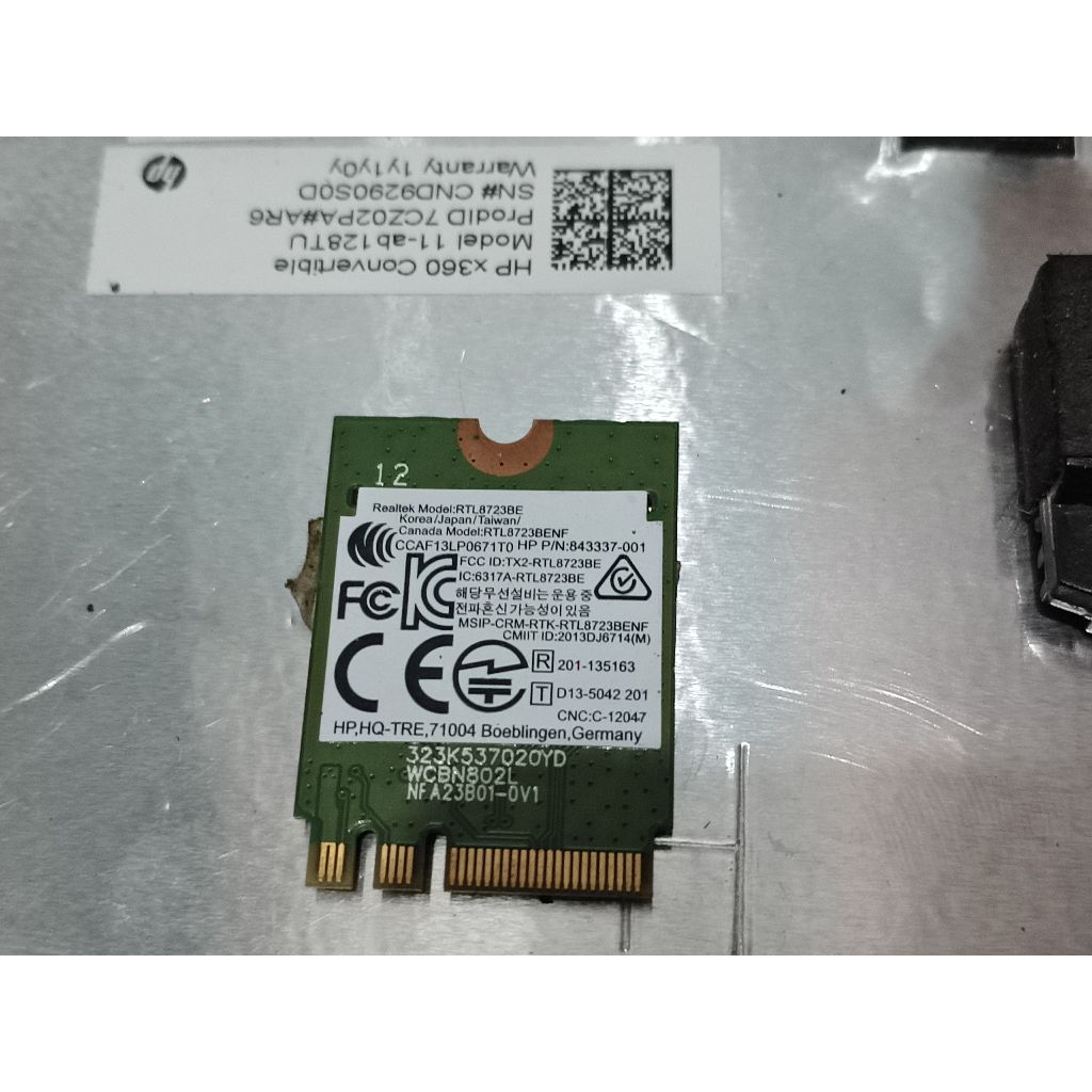 wifi hp 11-ab128tu