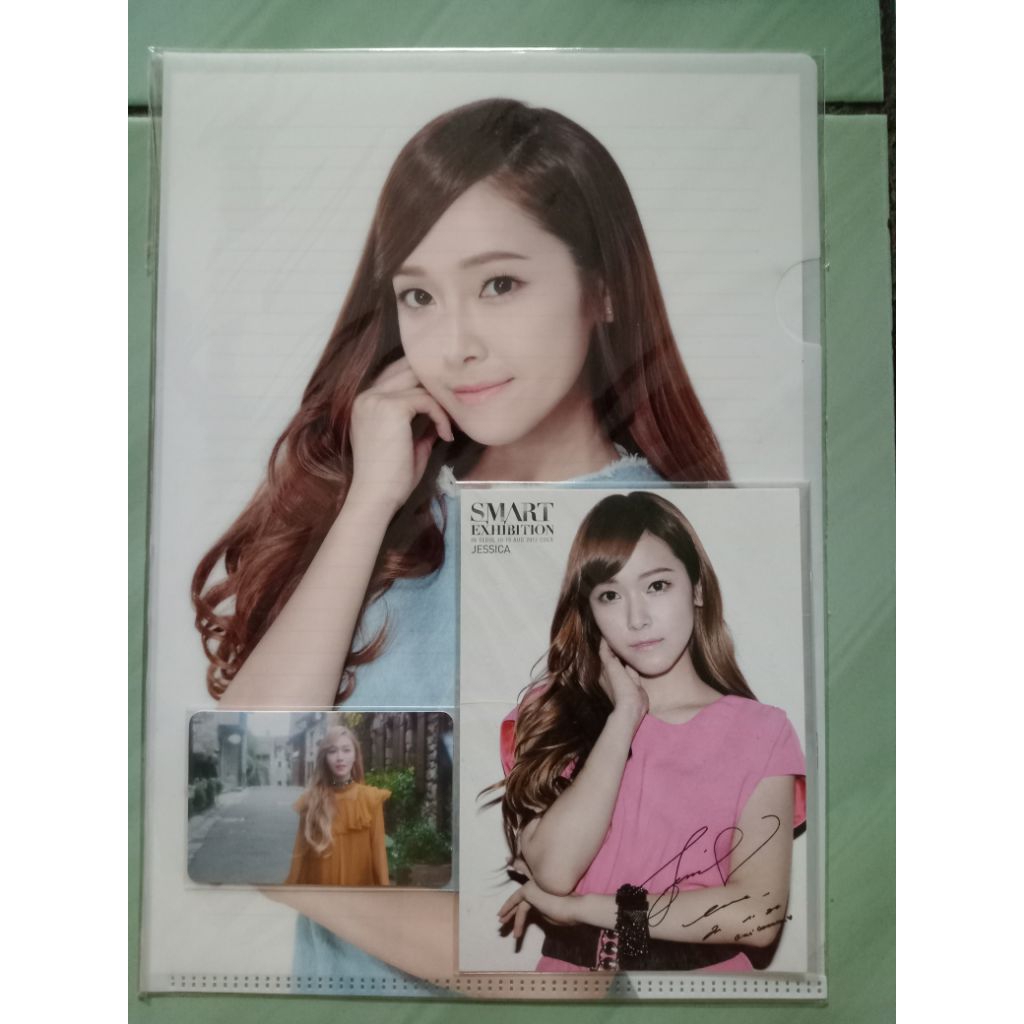 SNSD Girls' Generation Jessica Jung Wonderland Photocard Album SM ART Postcard SMtown 2014 Clearfile