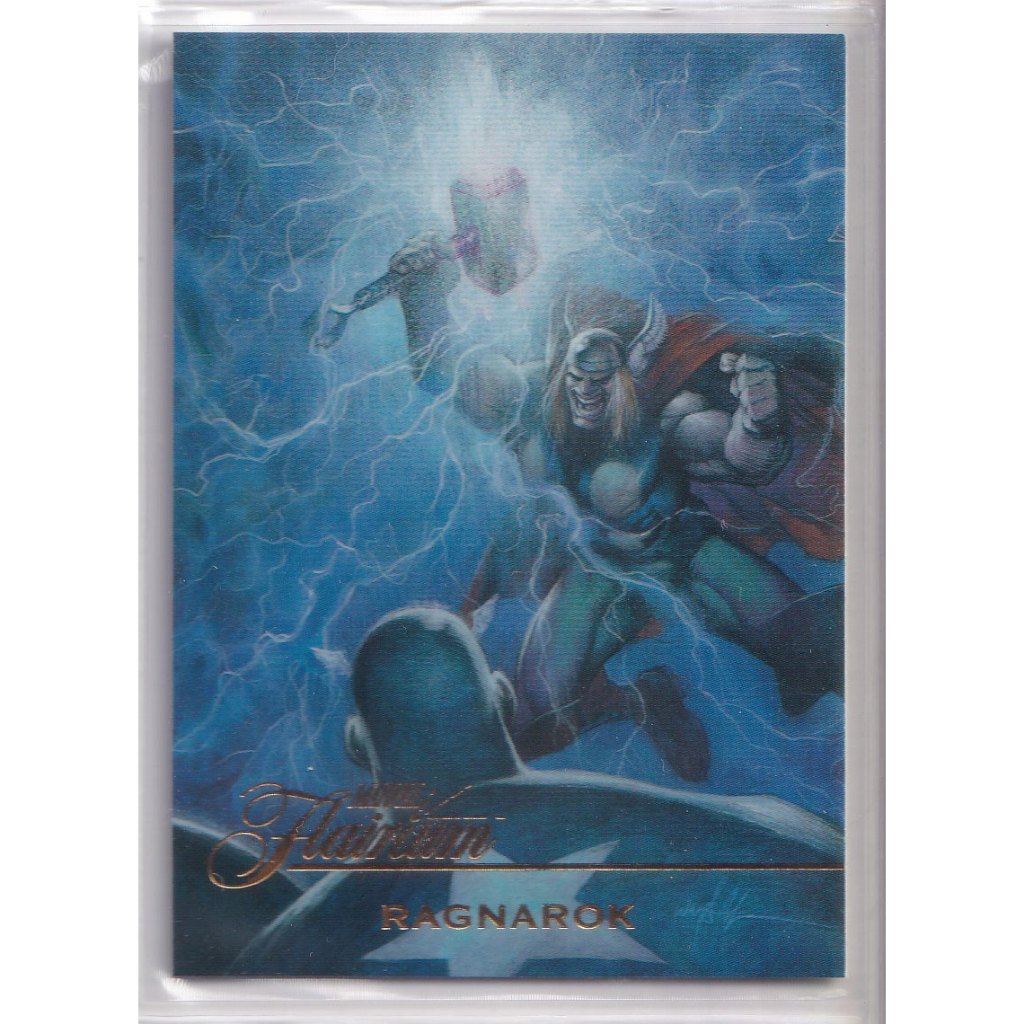 2023 Flair Marvel Flairium #FT-16 Level 2 Ragnarok