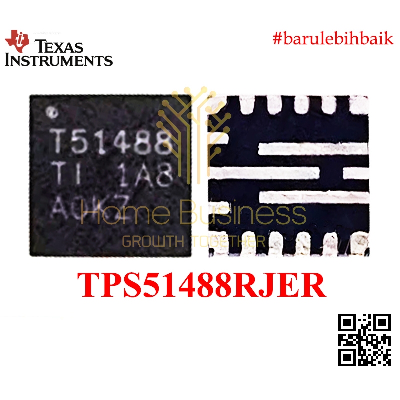 IC Power Laptop TI TPS51488RJER TPS51488R TPS51488 TPS 51488R TPS 51488 R T51488 T 51488 Power Contr
