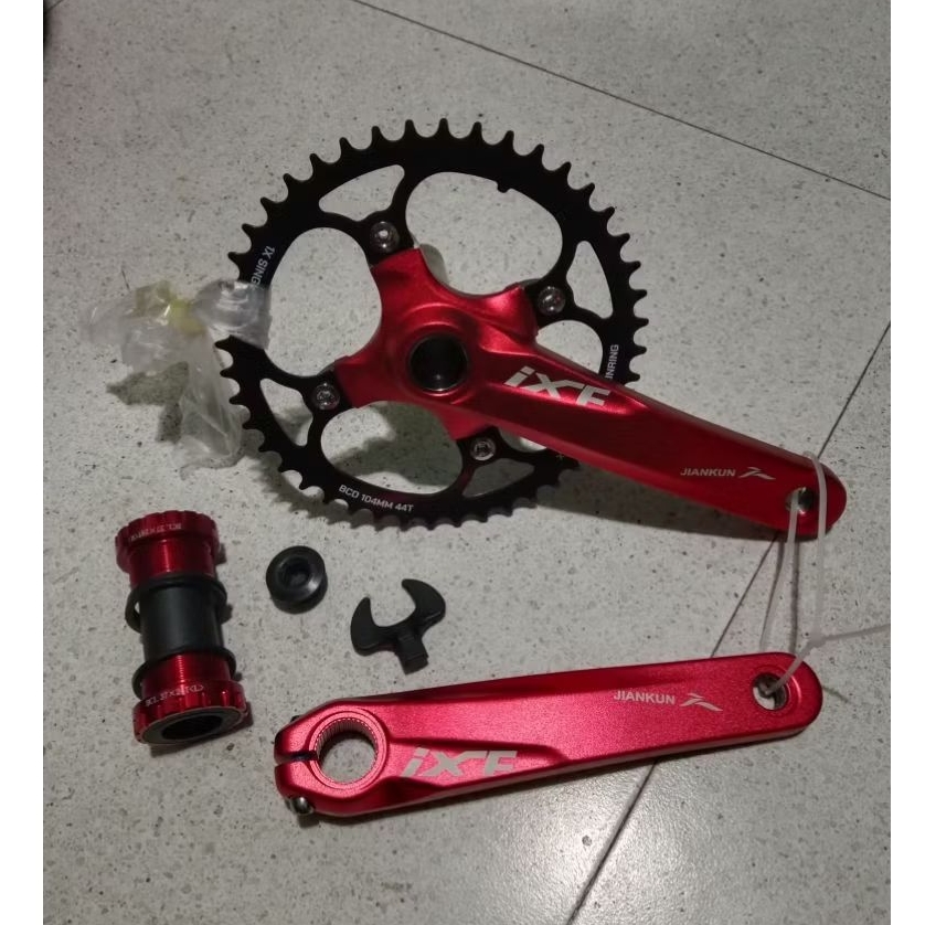 Crank  IXF HT2 Fullset Merah + BB