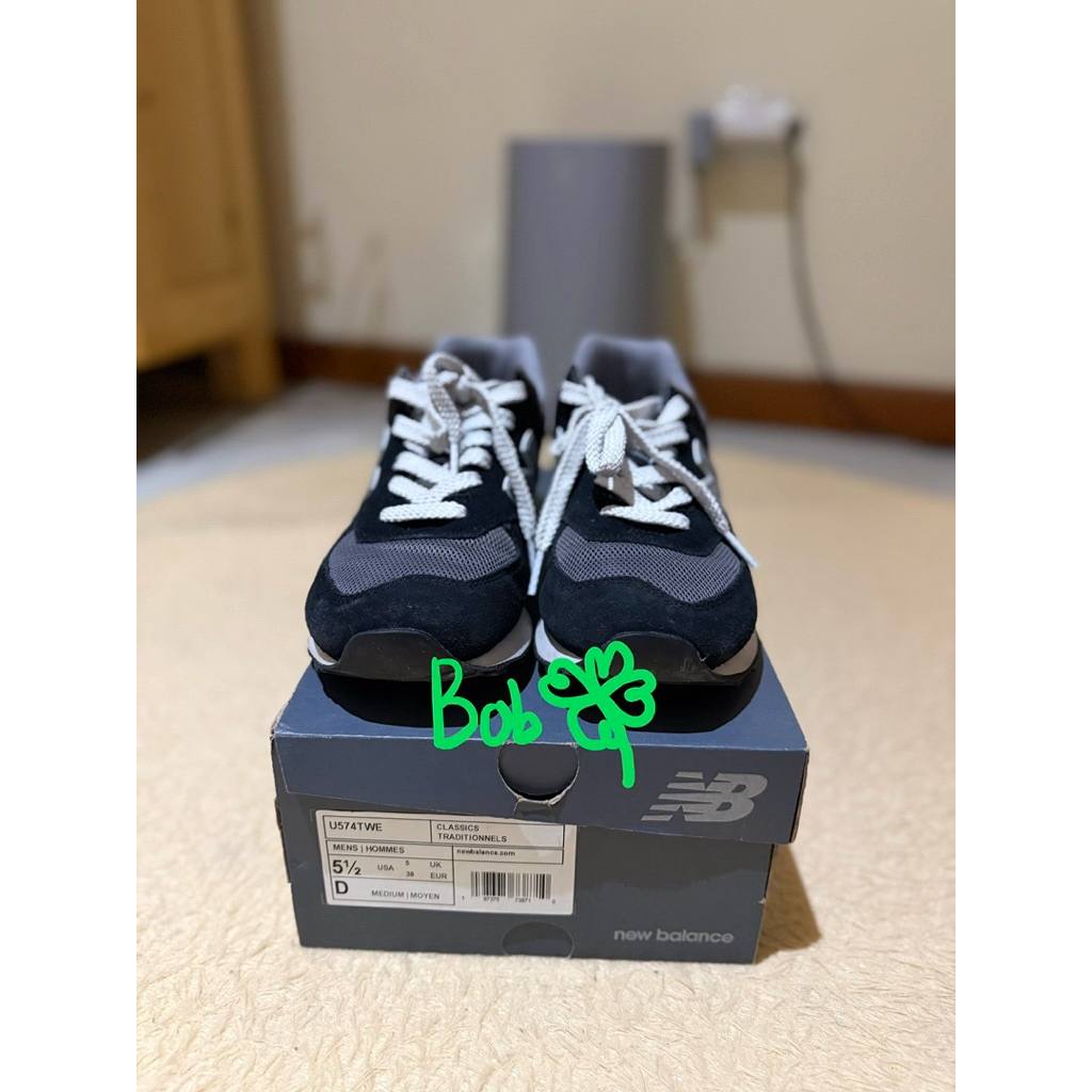 NEW BALANCE 574 BLACK - PRELOVED