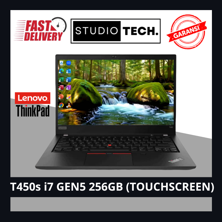 LENOVO THINKPAD T450s i7 GEN5 SSD 256GB (TOUCHSCREEN)