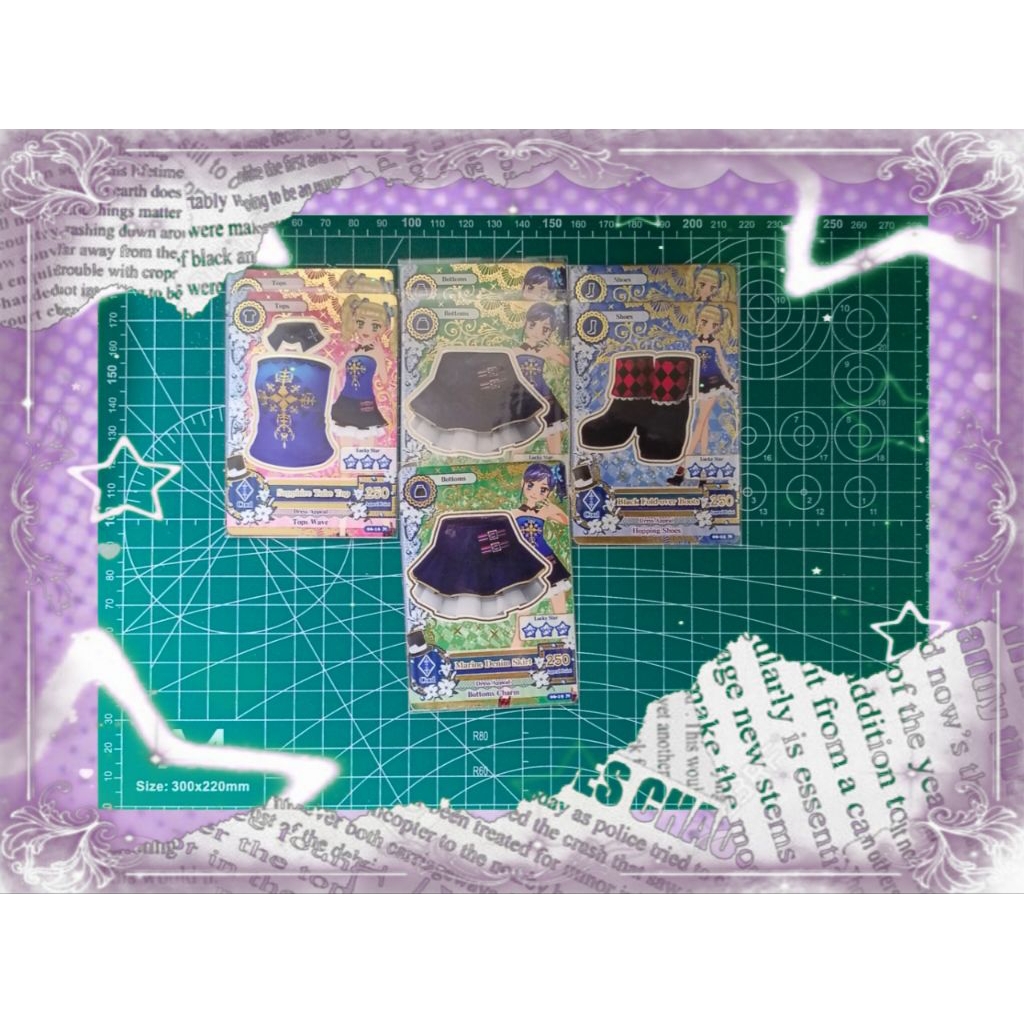 Kartu Aikatsu Cool Type Yurika Aoi Set dan Satuan