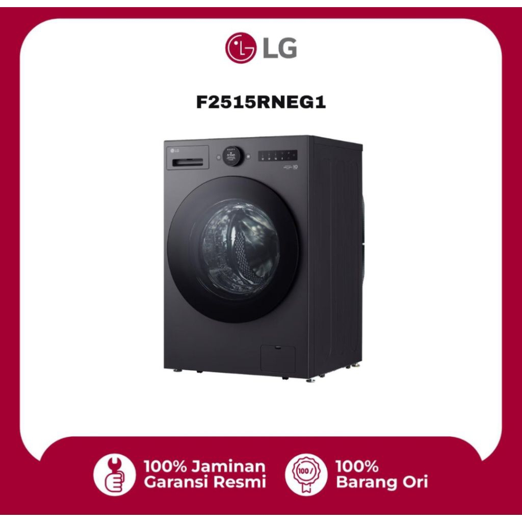 MESIN CUCI LG 15KG F2515RNEG1 FRONT LOADING LG 15 KG FRONTLOADING LG 15 KG MESINCUCI LG 15KG