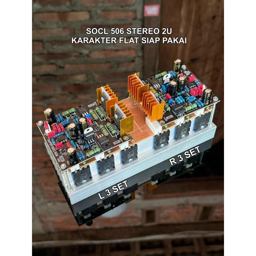 SOCL 506 STEREO 2U lengkap final Toshiba siap pakai