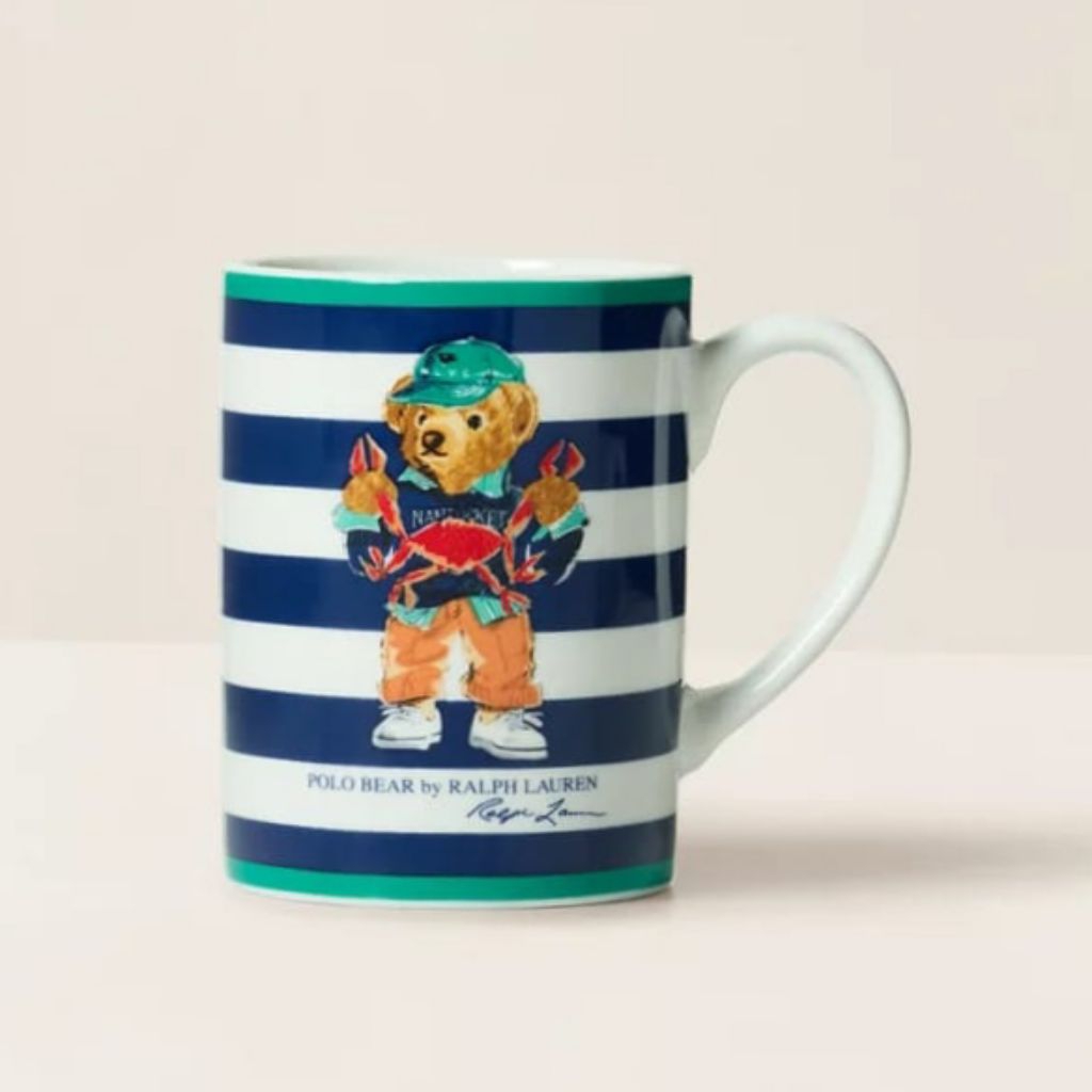 (PO KOREA) RALPH LAUREN SEASIDE POLO BEAR MUG - ORIGINAL KOREA
