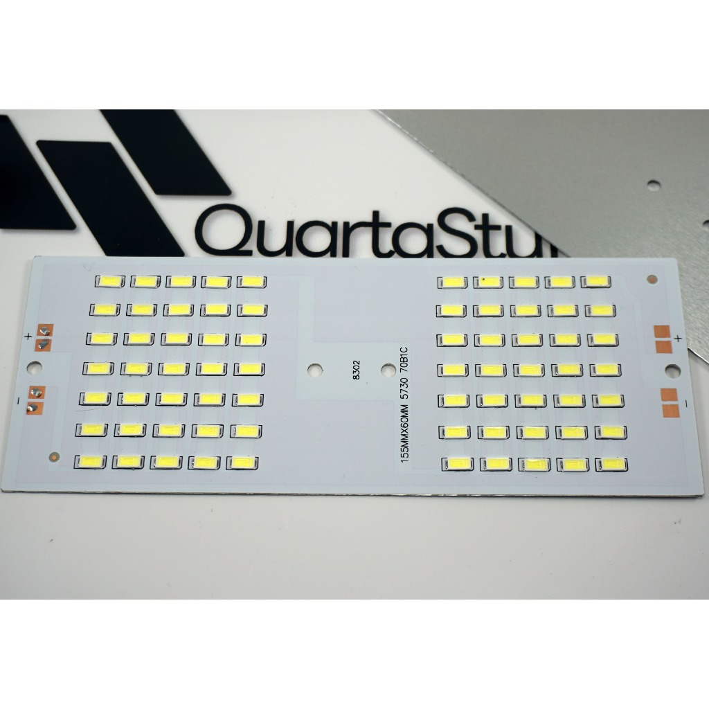 Fish Yummy Papan Led Bar Smd Dc 3V 3.7V White Putih 6000K Pcb Aluminium