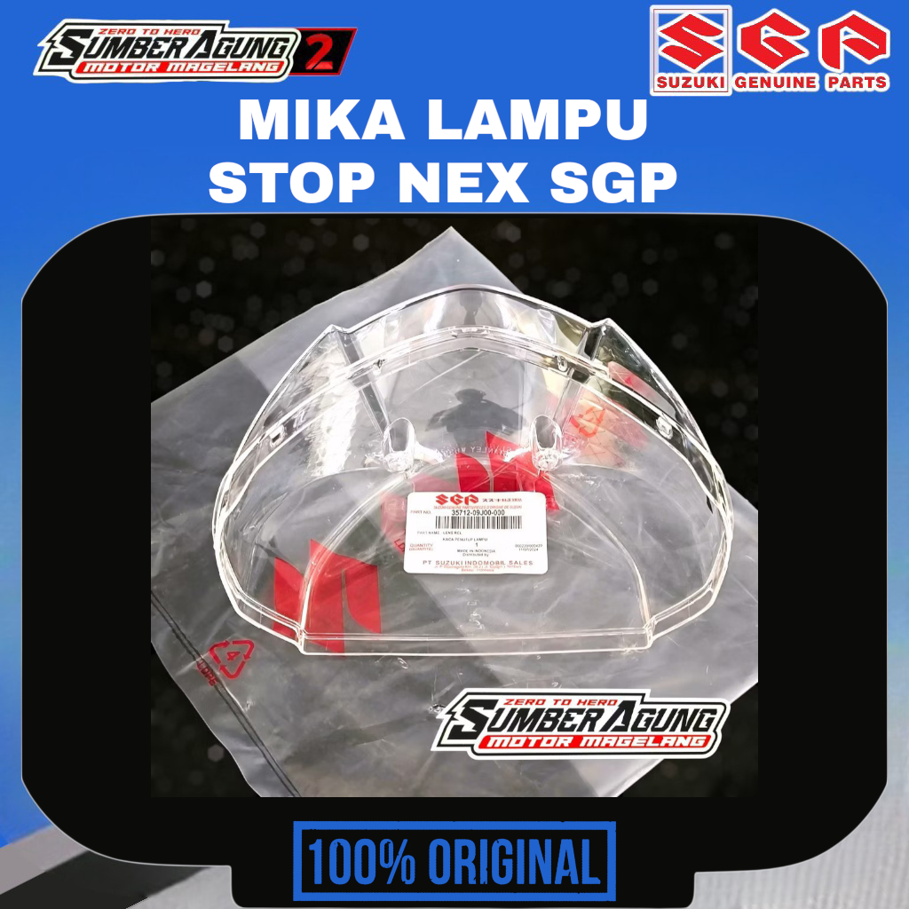 MIKA LAMPU STOP BELAKANG PUTIH BENING SUZUKI NEX KARBU NEX FI ORIGINAL SGP