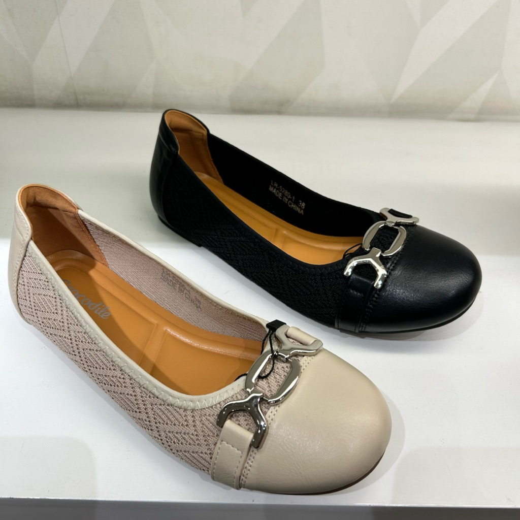 sepatu wanita flat lentur CROCODILE original