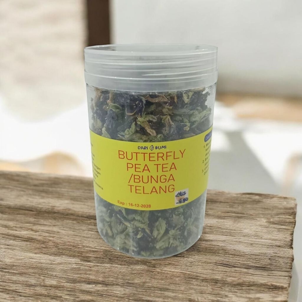 TEH BUNGA TELANG KERING ASLI TEH TELANG
