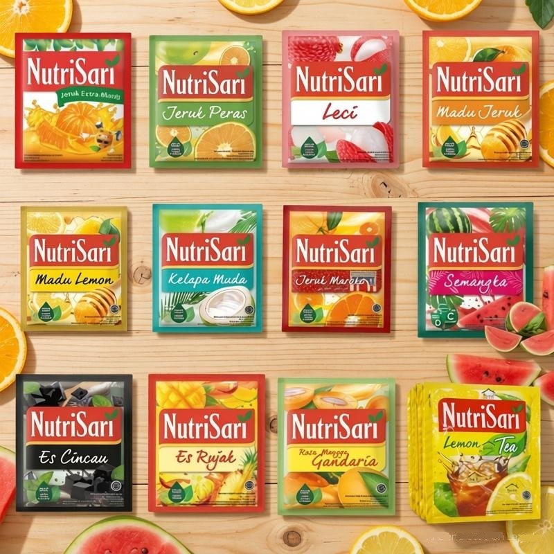 NUTRISARI SACHET ALL VARIAN sachet 10 pcs nutrisari renceng