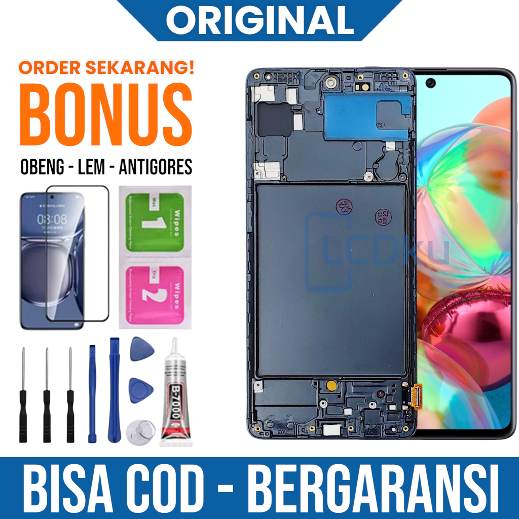 LCD SAMSUNG A715 + FRAME / A715F (GALAXY A71)