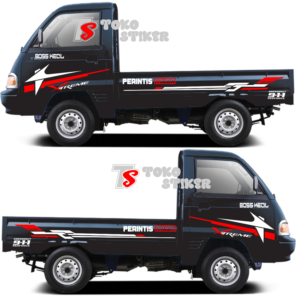 Stiker Mobil Suzuki Futura Stiker Perintis Muda Stiker body samping mobil suzuki caryy futura