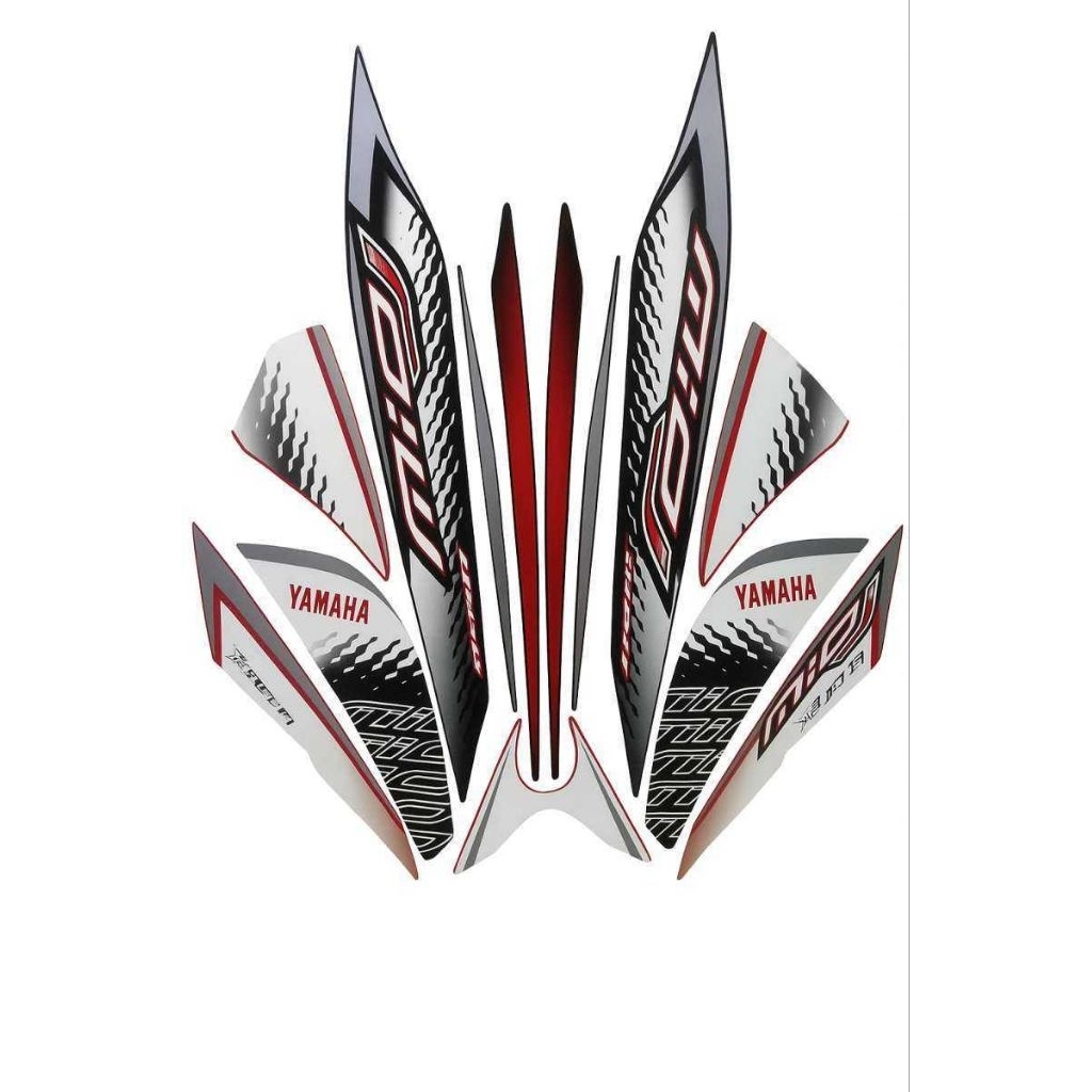 Striping stiker body Yamaha Mio J 2013 2014 stiker list bodi motor mio j tahun 2013-2014