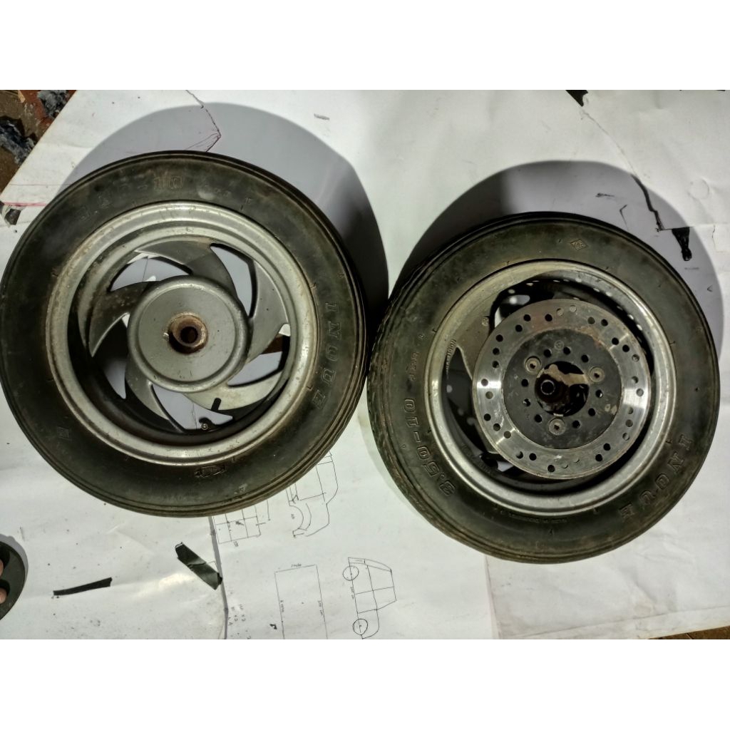 velg ring 10 bahan motor mini