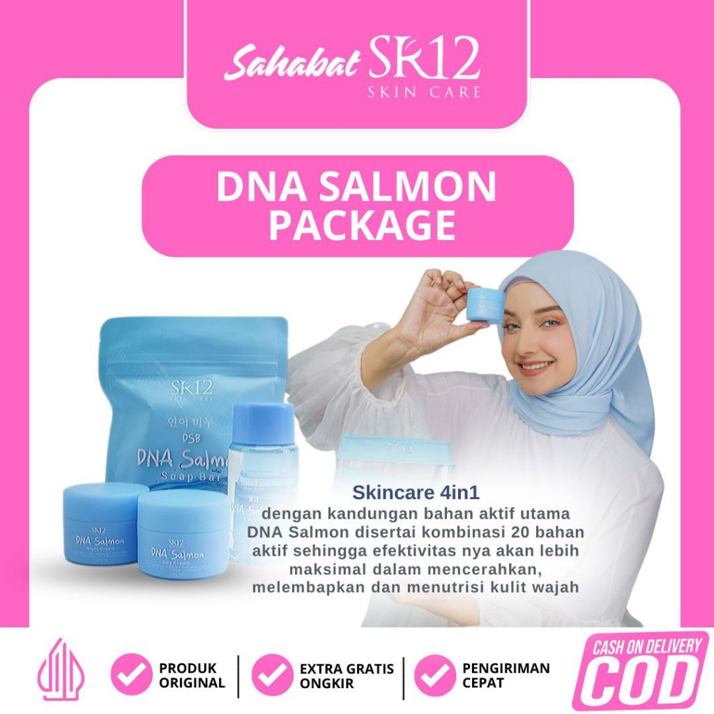 DNA Salmon SR12 / Day Cream DNA Salmon / Night Cream DNA Salmon / Toner DNA Salmon / Barsoap DNA Sal