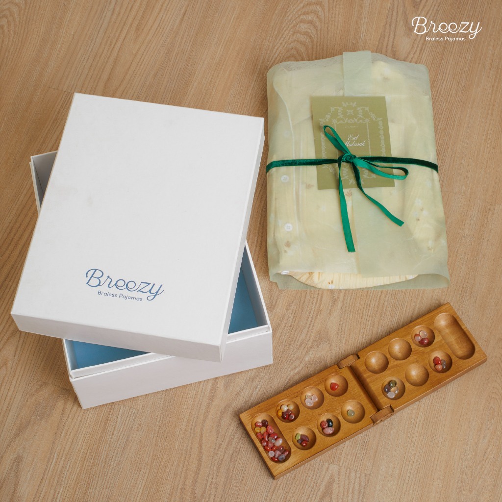 BREEZY Eid Gift Box Premium | Kotak Kado Lebaran | Hard Box Hampers | Add On Gift Packaging | Custom