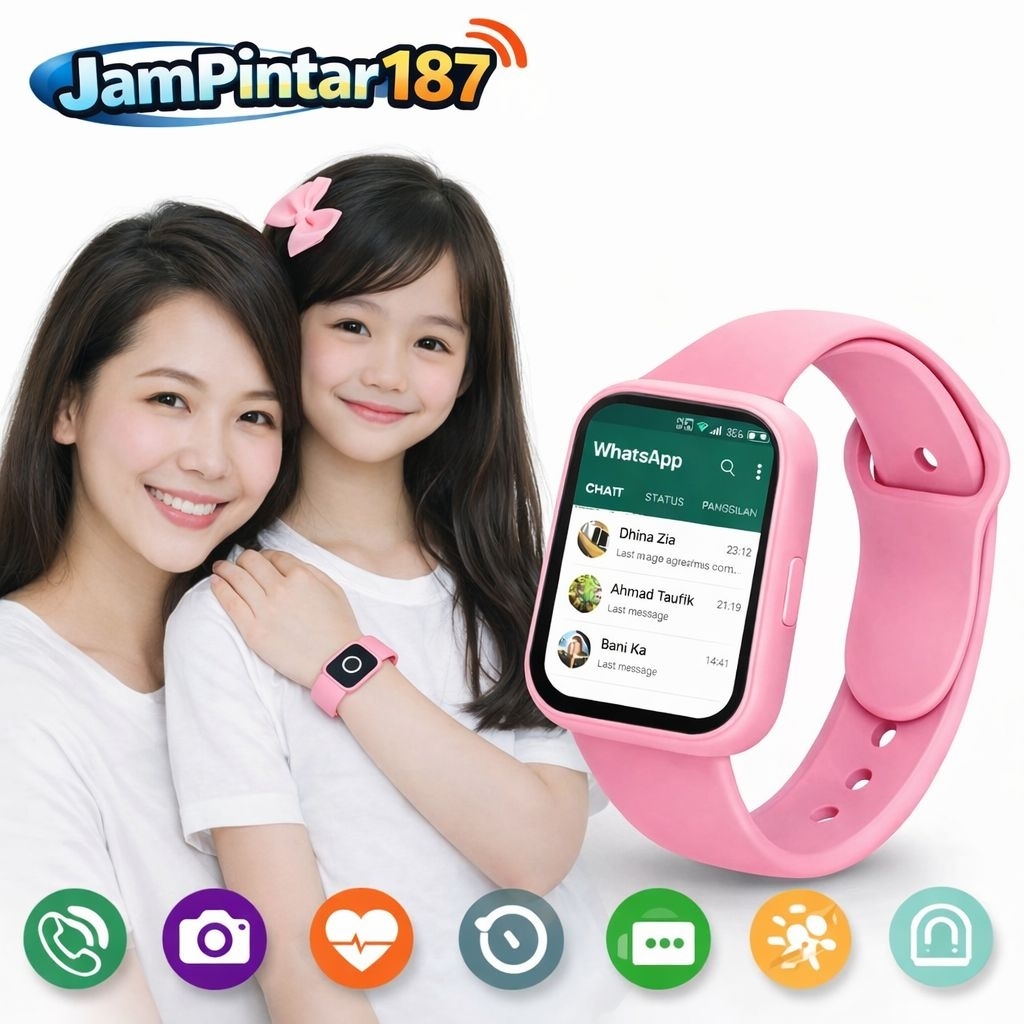 [ JAM IMOO TERLARIS ] JAM HP ANAK SMARTWATCH ANDROID 4G BISA WA WHATSAPP TLFN SMS NO SIM CARD MEMORY