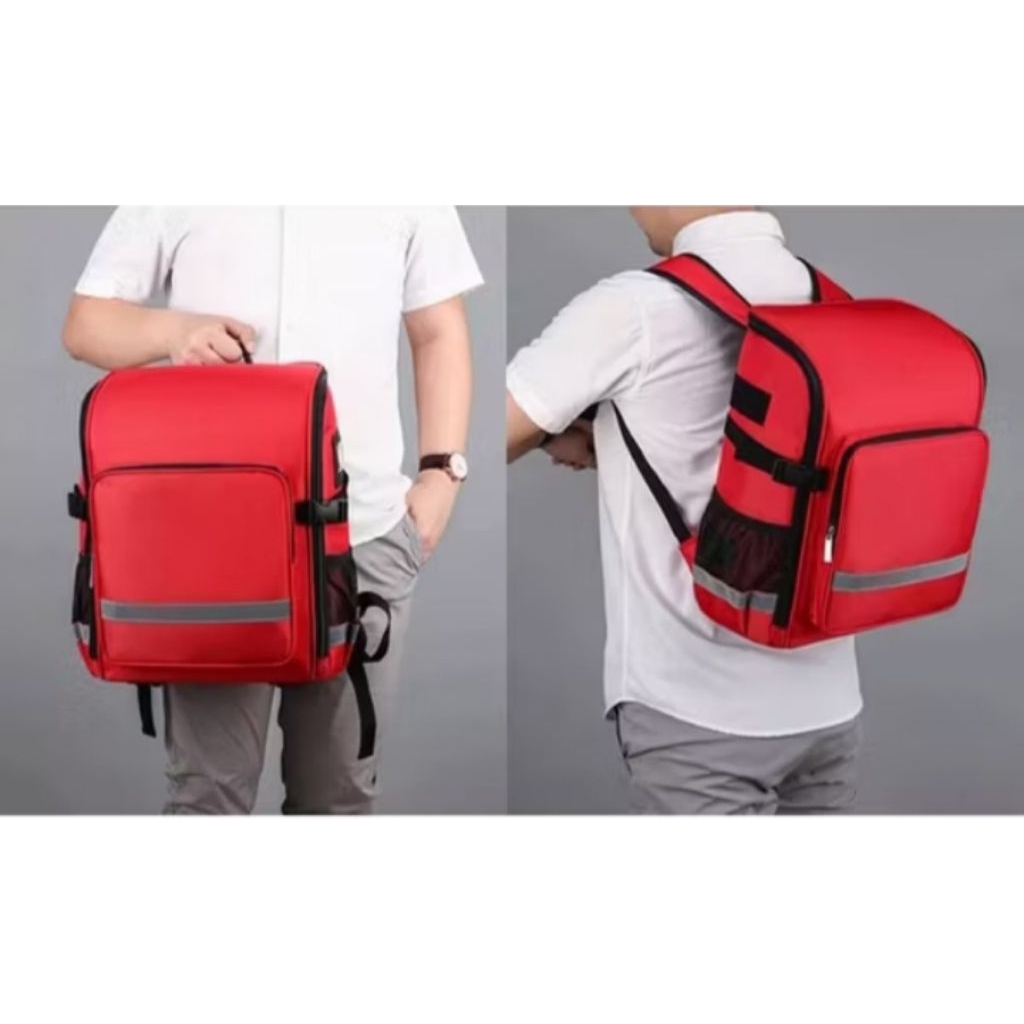 Tas ransel P3K tempat penyimpanan obat/Tas  petugas kesehatan PMI model ransel