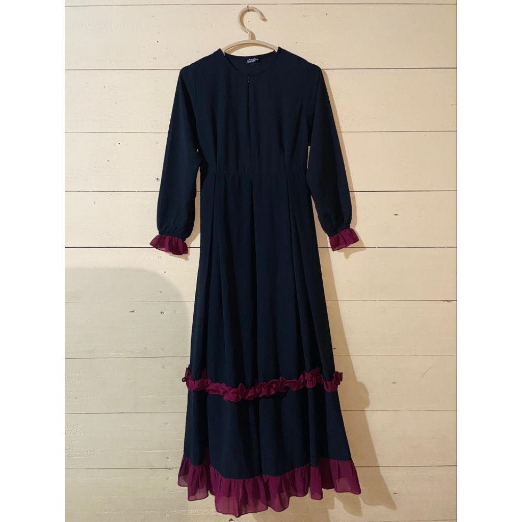 [Preloved] Gamis Wanita Khadijah Moslem Wear + Hijab