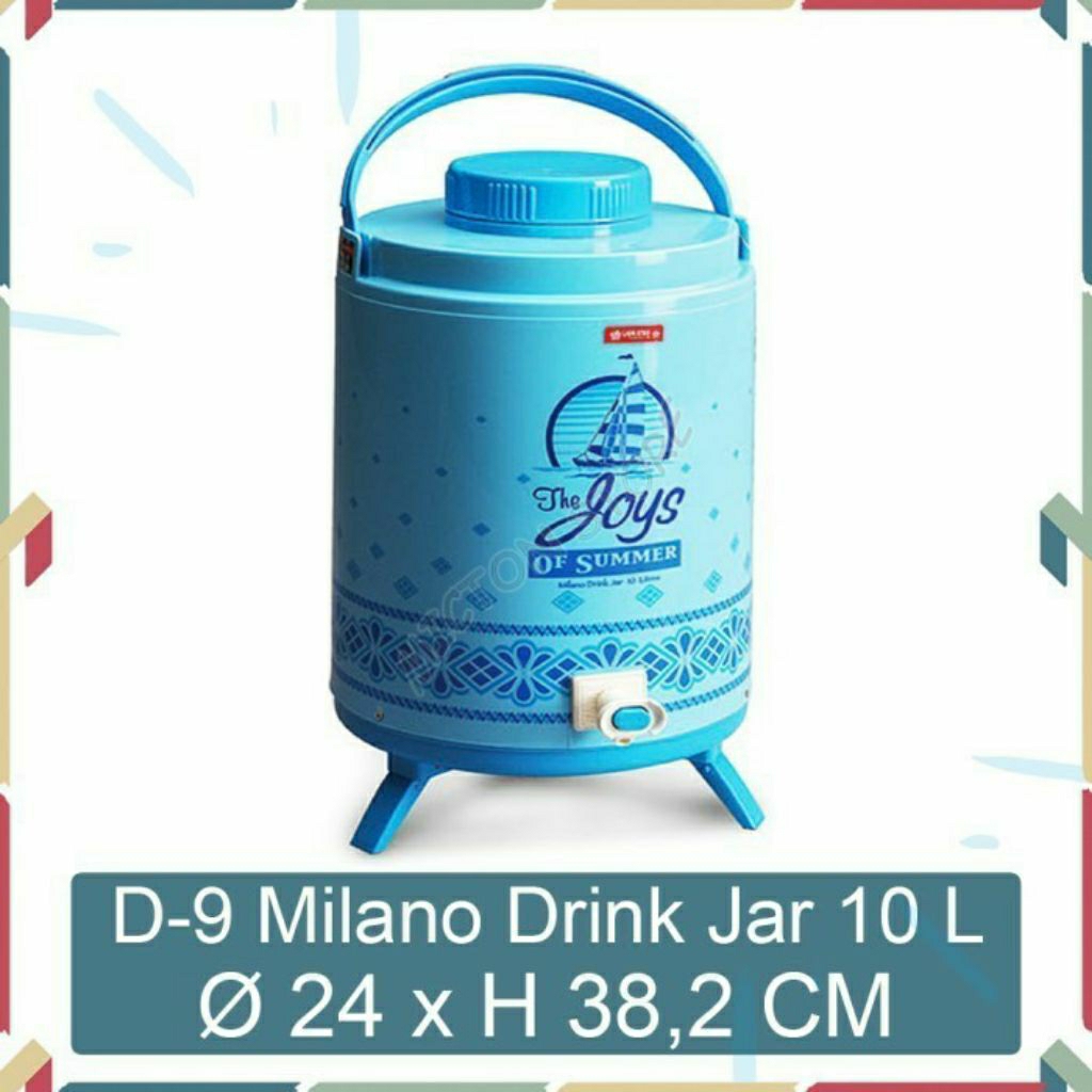 Milano drink jar 10 liter lion star