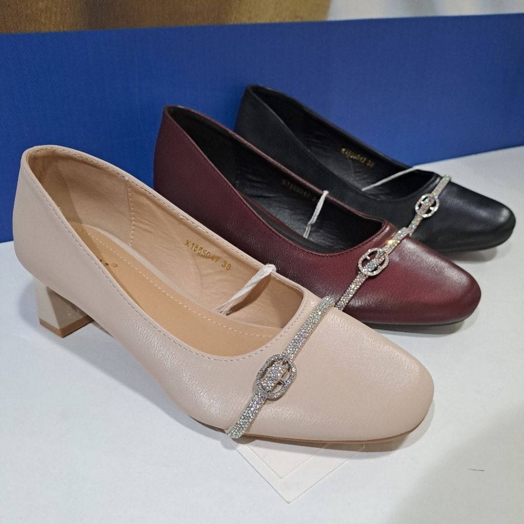 sepatu wanita genny heels 5cm