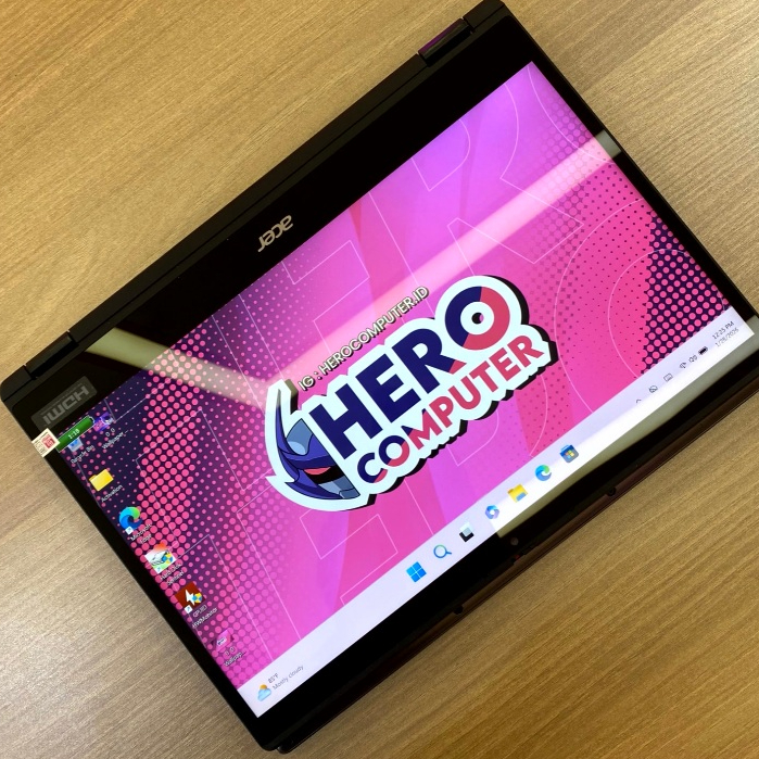 Laptop 2 in 1 ACER TRAVELMATE SPIN, Intel Core i3 gen 11 (8/256)