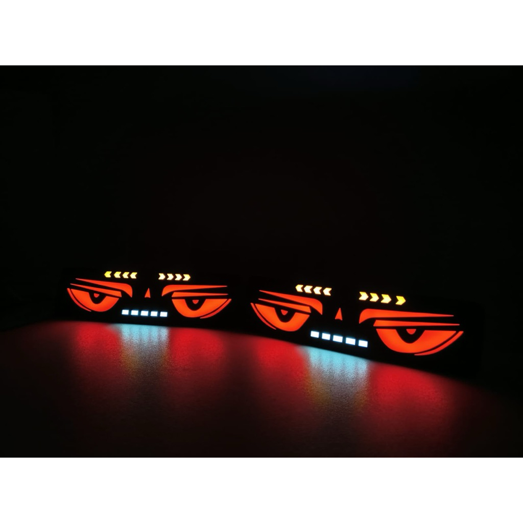 Variasi Lampu rem belakang double mika model  eye untuk mobil pick up Granmax | L300 | Futura | Apv 