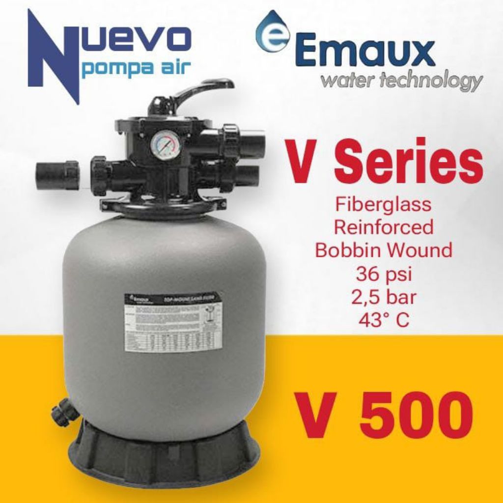 EMAUX V500 Filter Kolam Renang 21 inch V 500