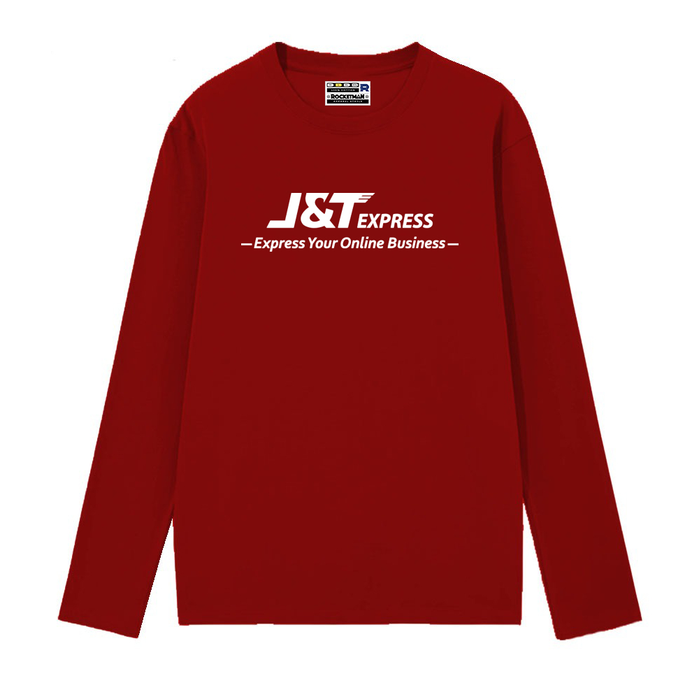 Rocketman - Kaos Panjang Jnt-Express Baju Kaos Distro Seragam Keren Pria Wanita