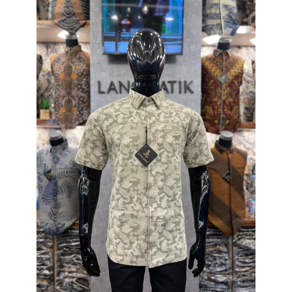 Lano Batik Exclusive - Kemeja Polos Slimfit - Kemeja Formal - Kemeja Kantor - Kemeja Smock Exclusive