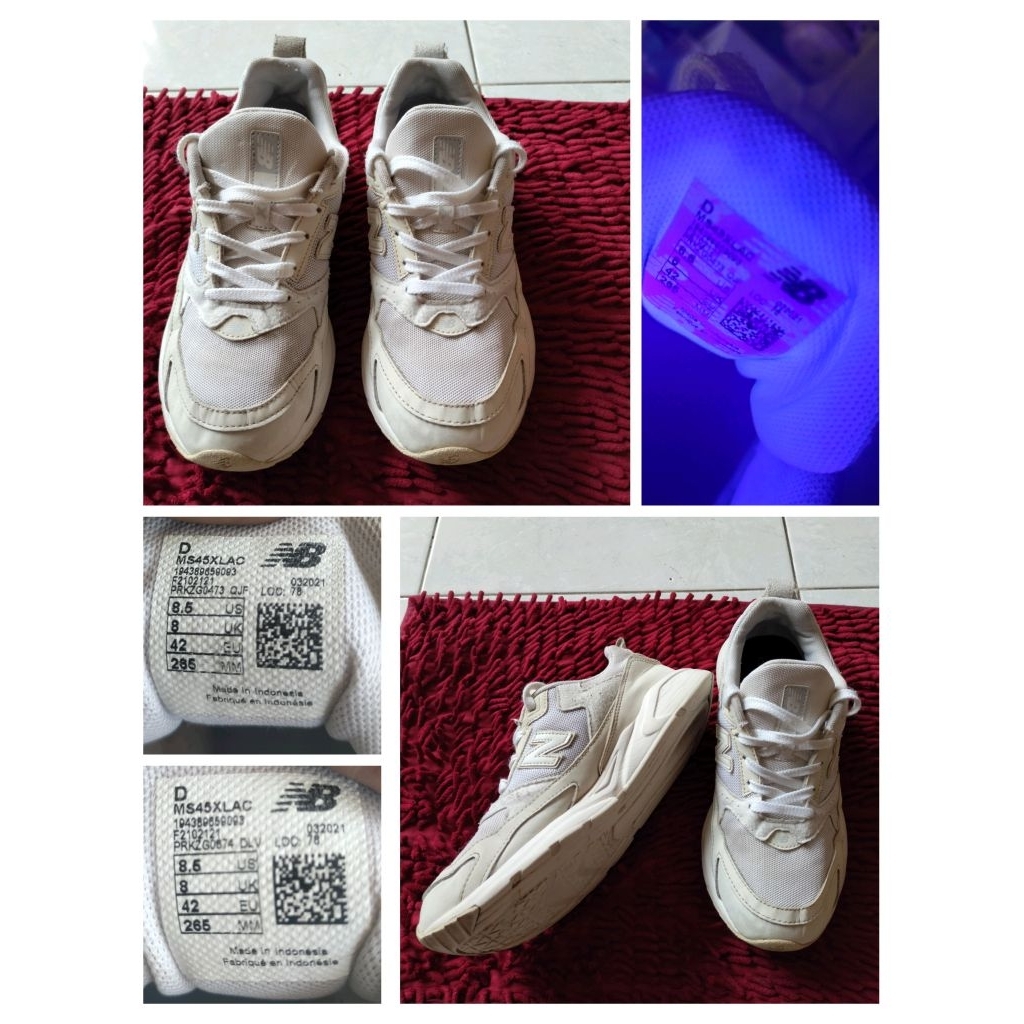 Sepatu Preloved Second Original NB 45X Size 42 Bukan NB 530 NB 550