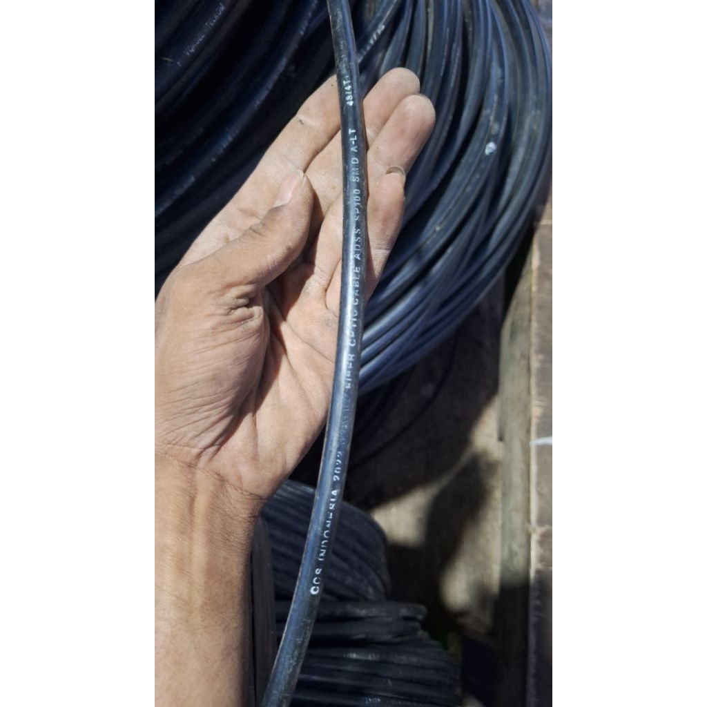 kabel fiber optik 48core single mode  2024 panjang 500m polos